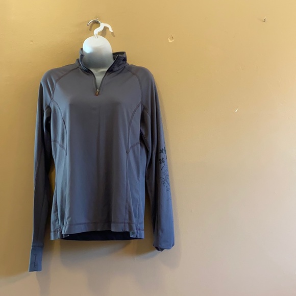 tek gear Tops - 🔴 LAST CHANCE 🔴 Tek Gear • Gray Half Zip Workout Top